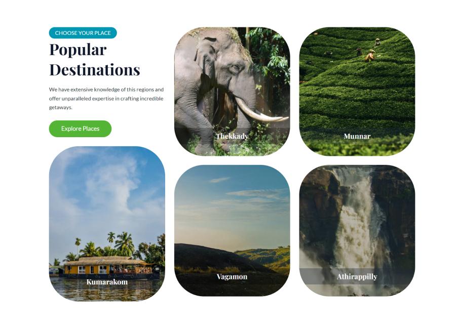 Responsive website for Vishyl tours and travels UK